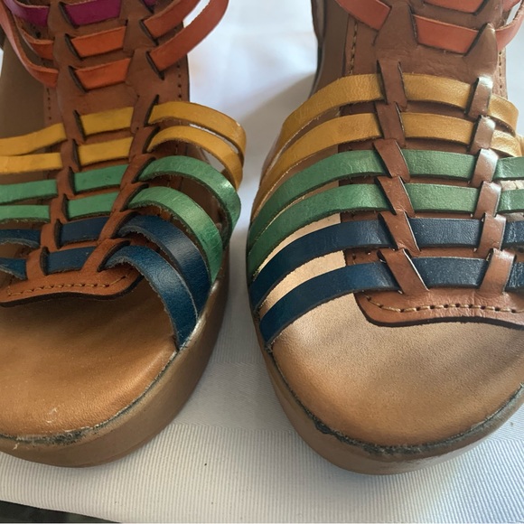 Coloful platform shoes - Picture 2 of 8